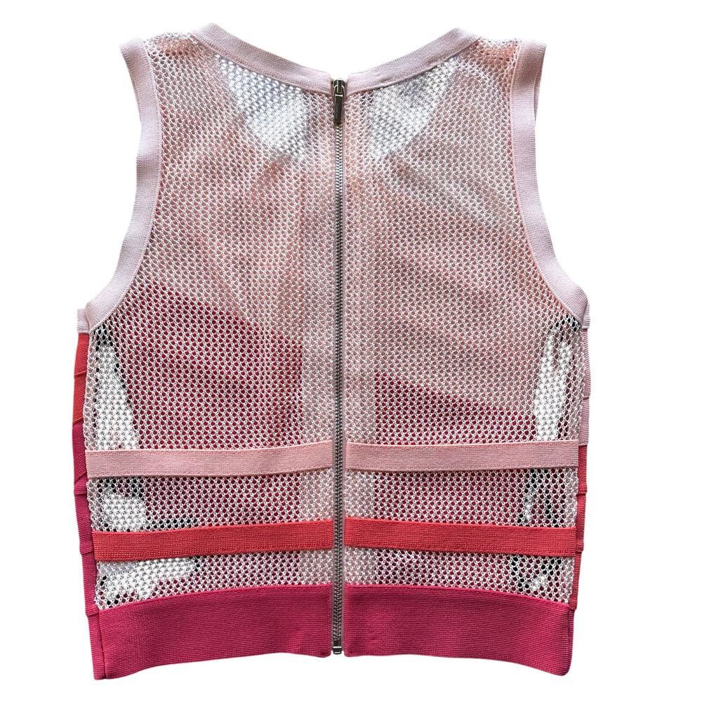 bebe Pink and Coral Sleeveless Top - Picture 10 of 13